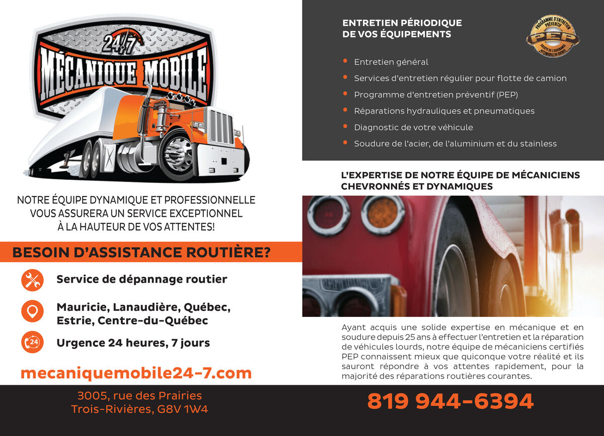 M&eacute;canique Mobile 24/7 Inc.