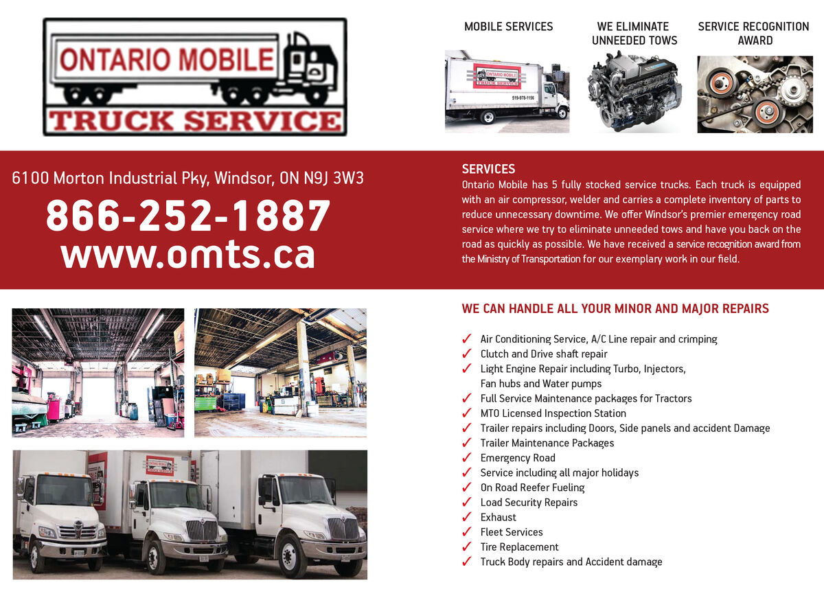 Ontario Mobile Truck Service