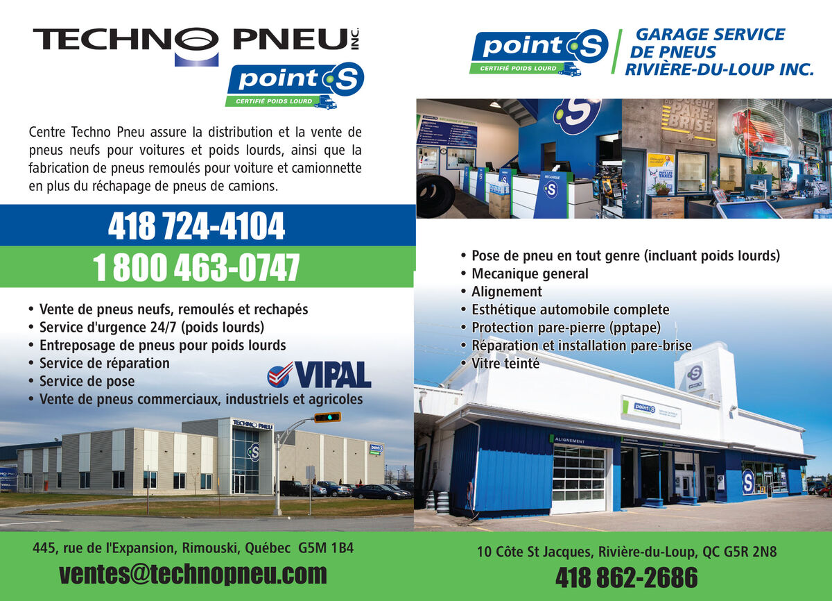 Techno Pneu et M&eacute;canique Amqui