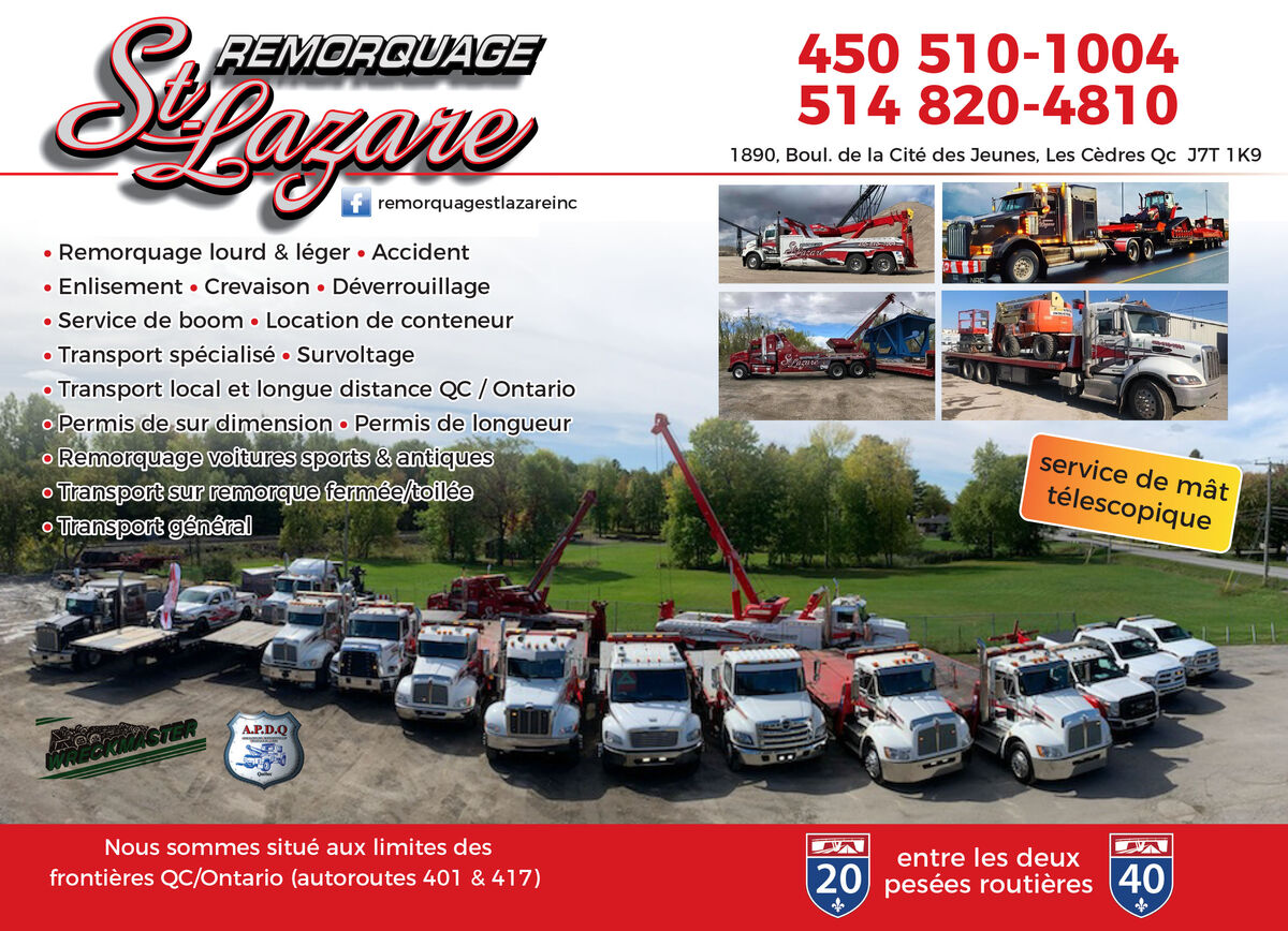 Remorquage St-Lazare