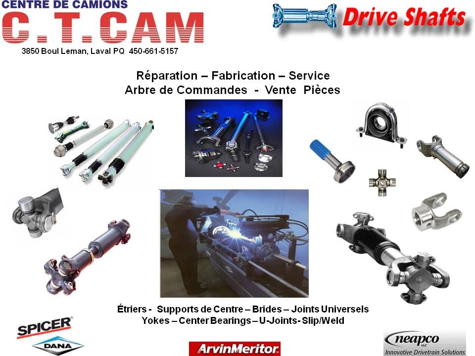 Reparation & Balancemant d'arbre de commande (Drive shafts)