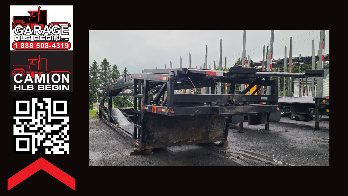 SP&Eacute;CIFICATIONS - REMORQUE:
- No. de stock: M2554
- Marque: MISK
- Mod&egrave;le: 7 CAR
- Ann&eacute;e: 1997
- Type de remorque: REMORQUE A AUTO
- Nombre d'essieux: 2 ESSIEUX
- &Eacute;cartement d'essieux: 48 