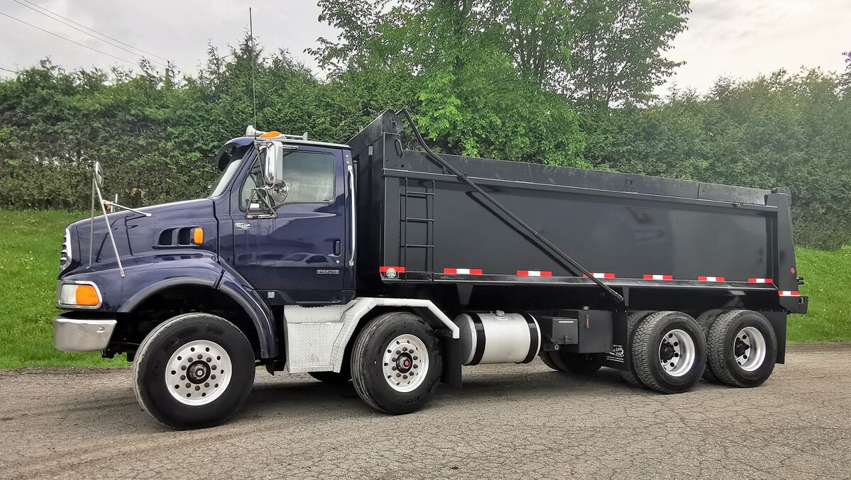 <p>M2290 - 2006 STERLING LT9500<br /> SP&Eacute;CIFICATIONS - CAMIONS :<br /> # STOCK : M2290<br /> ANN&Eacute;E : 2006<br /> MARQUE : Sterling<br /> MOD&Egrave;LE : LT9513<br /> COULEUR EXT&Eacute;RIEURE : Bleu<br /> COULEUR INT&Eacute;RIEURE : Gris et beige<br /> KILOM&Eacute;TRAGE BODY : 1,097,064 km<br /> KILOM&Eacute;TRAGE MOTEUR : 1,097,064 km<br /> NOMBRE D'HEURES : 20,298 hres<br /> MOTEUR : Caterpillar C13 VIN : --<br /> PUISSANCE : 435 hp<br /> FREINS JACOB : Oui<br /> FREINS : &Agrave; l'air<br /> ROUES AVANT : 22.5x9 budwheel aluminium<br /> ROUES ARRI&Egrave;RE : 22.5x8.25 budwheel aluminium<br /> PNEUS AVANT : 315/80R22.5 Yokohama<br /> PNEUS ARRI&Egrave;RE : 11R22.5 Michelin<br /> TRANSMISSION : Eaton 18 vitesses, RTLO16918B<br /> ESSIEU AVANT : 2x 18,000 lbs<br /> ESSIEU ARRI&Egrave;RE : 46,000 lbs<br /> SUSPENSION : Air Liner, a air<br /> TRACTION : Full Lock<br /> DIFF&Eacute;RENTIEL : Rockwell, RT46164P<br /> RATIO : 4.56<br /> &Eacute;CARTEMENT D'ESSIEUX : 51 pouces<br /> EMPATTEMENT : 293 pouces<br /> CA : 216 pouces (aux pipes), 228 pouces (au cab)<br /> PNVB : 82,000 lbs<br /> &Eacute;CHAPPEMENT : Double<br /> FILTREURS : Internes<br /> COUCHETTE : Non<br /> &Eacute;QUIPEMENT(S) : Tandem Simard suspension<br /> SAAQ : 07/2025<br /> PRIX: 80 000$<br /> <br /> Contactez Pierre Fortin au 418-209-3652<br /> Si occup&eacute; Micha&euml;l B&eacute;gin 418-225-6990<br /> <br /> #CAMION #BENNE #BASCULANTE #TRUCK #TRANSPORT #MACK #VOLVO #FREIGHTLINER #FUSO #GMC #HINO #INTERNATIONAL #ISUZU #KENWORTH #MITSUBISHI #PETERBILT #STERLING #WESTERNSTAR #DODGE #FORD</p>